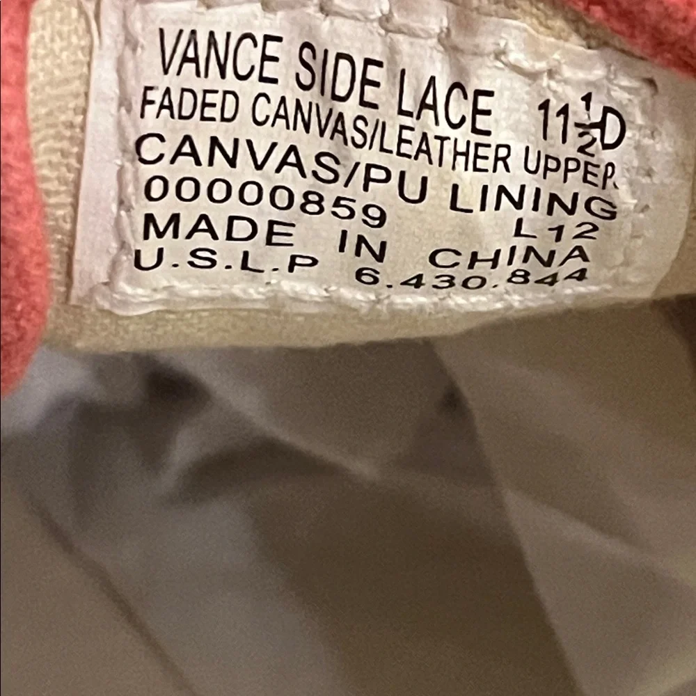 Polo Ralph Lauren Vance Side Lace Deck Boat Shoes Sneakers Pink Mens Size 11.5